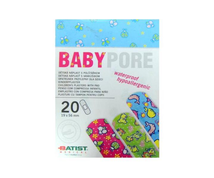 Dětské náplasti Batist Babypore 19 x 56 mm - 20 ks (bonus)
