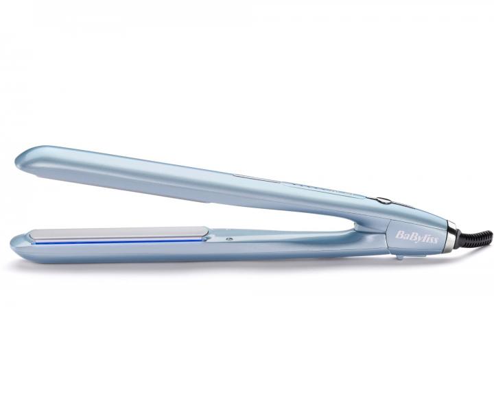 Žehlička na vlasy s duální ionizací Babyliss Hydro-Fusion Styler - světle modrá