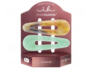 Ozdobn� klipsy do vlas� Invisibobble Clipstar Premium Rainbow Carousel - 2 ks