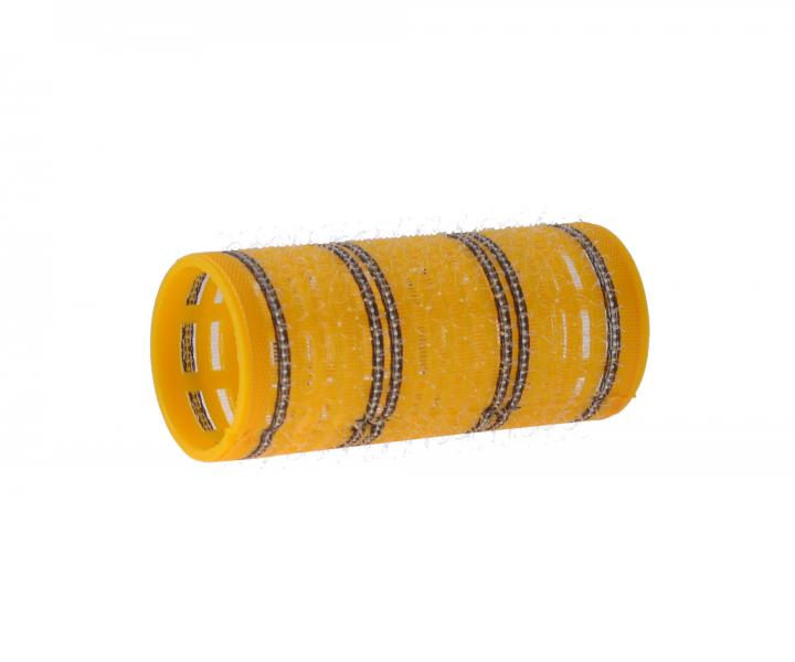 Samodržící natáčky na vlasy Bellazi Velcro pr. 22 mm - 6 ks, žluté