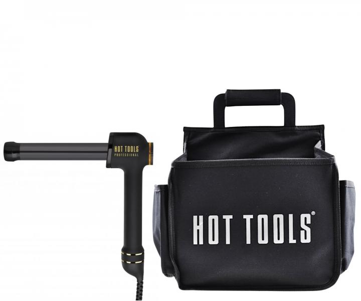 Kulma na vlasy Hot Tools Black Gold Curl Bar - 25 mm + ta�ka Hot Tools Appliance Caddy zdarma