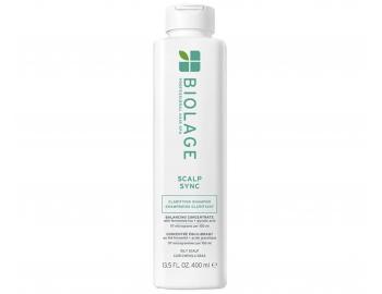 Čisticí šampon pro mastnou pokožku hlavy Biolage Scalp Sync Clarifying Shampoo - 400 ml