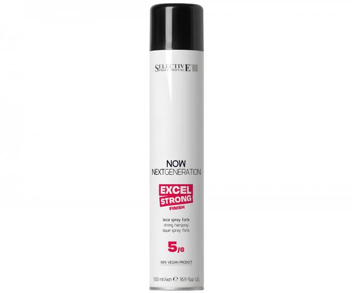 Lak na vlasy se silnou fixac� Selective Professional Now Next Generation Excel Strong Finish - 500 ml