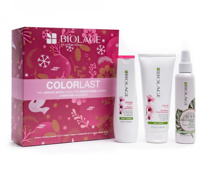 Dárková sada pro zářivou barvu vlasů Biolage ColorLast