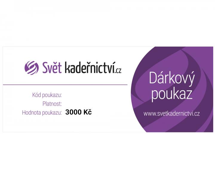 Dárkový poukaz na 3000 Kč