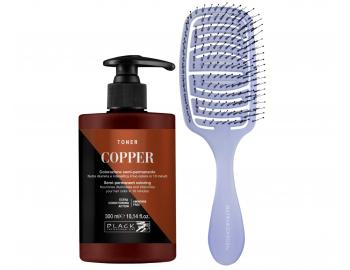 Barevn toner na vlasy Black Professional Crazy Toner - Copper (mdn) + kart zdarma