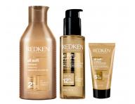 Sada pro such a kehk vlasy Redken All Soft + kondicionr 50 ml zdarma