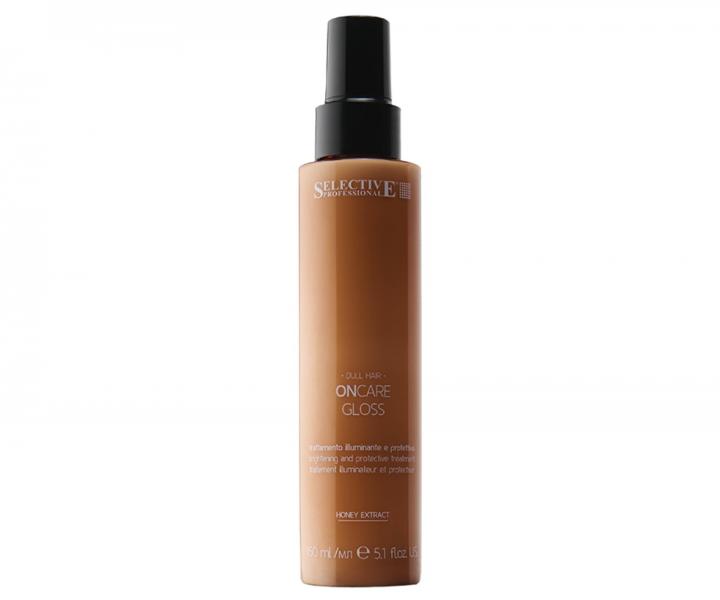 Bezoplachov� kr�mov� sprej pro vlasy nam�han� sluncem Selective Professional OnCare Gloss Protective Treatment - 150 ml