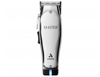 Profesionální strojek na vlasy Andis Master Cordless Clipper 12665 - stříbrný