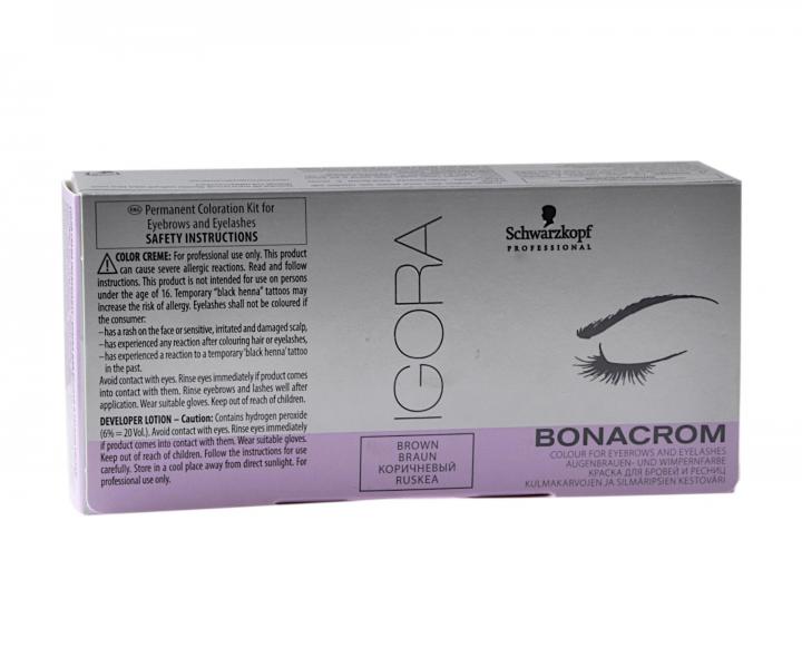 Sada na barvení řas a obočí Schwarzkopf Professional Igora Bonacrom - hnědá