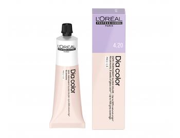 Přeliv na vlasy Loréal Professionnel Dia color 60 ml - 4.20 hnědá extra burgundy