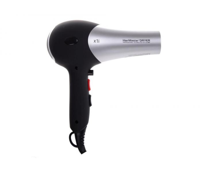 Fén na vlasy s ionizací Olymp Hair Master Dryer x1i - 2000W, černý/stříbrný