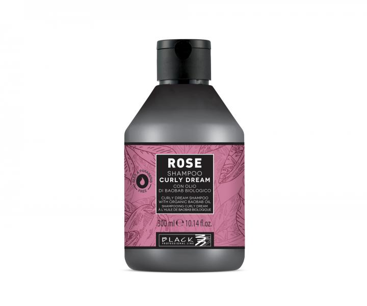 Šampon pro vlnité a kudrnaté vlasy Black Rose Curly Dream Shampoo - 300 ml