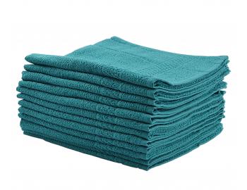 Bavlněné ručníky Sibel Bob Tuo - 50 x 85 cm - 12 ks, zelené