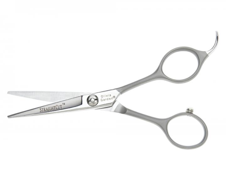 Sada nůžek 5,75" a efilačních nůžek 6,27" Olivia Garden StraightCut™ + kartáč zdarma