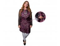 Z�st�ra na st��h�n� ps� srsti Wahl 78 x 90 cm - �ern�/fialov� tlapky