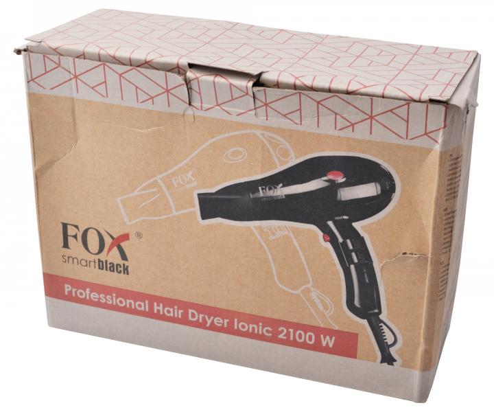 Profesionln fn na vlasy Fox Smart - 2100 W, ern - pokozen kartonov obal