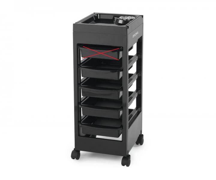 Kadeřnický vozík Original Best Buy E-trolley, černý - II. jakost, chybějící zásuvka