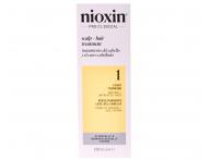 Bezoplachová péče pro mírně řídnoucí přírodní vlasy Nioxin System 1 Scalp + Hair Treatment - 100 ml