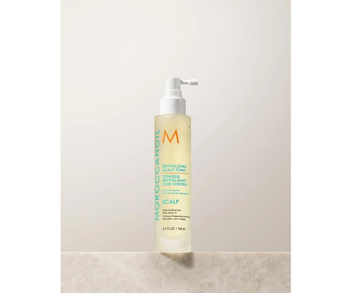 Bezoplachov revitalizan tonikum pro zdravou pokoku hlavy Moroccanoil Scalp Revitalizing - 100 ml