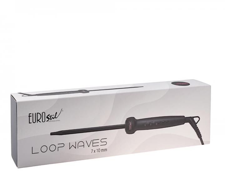 Profesionální oválná kulma na vlasy Eurostil Profesional Loop Waves 09286 - 7 x 10 mm