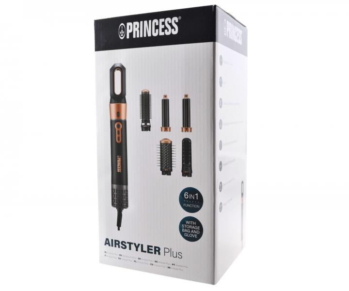 Multifunk�n� stylingov� kulmof�n se �esti n�stavci Princess Airstyler Plus 529215  - 1000 W, �ern�