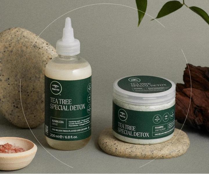 Detoxikační sérum na pokožku hlavy Paul Mitchell Tea Tree Special Detox Kombucha Rinse - 200 ml