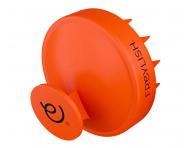 Masážní exfoliační kartáč na pokožku hlavy Freylish Massage Exfoliating Brush - oranžový