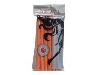 Ohebné natáčky na vlasy Hairway Flex - pr. 17 mm, oranžové - 12 ks