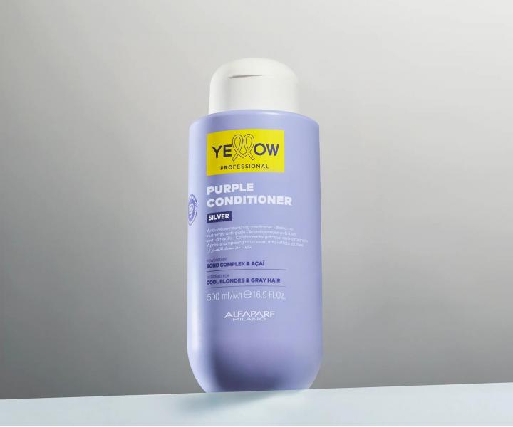 Kondicion�r pro neutralizaci �lut�ch t�n� Yellow Professional Silver Purple Conditioner - 500 ml