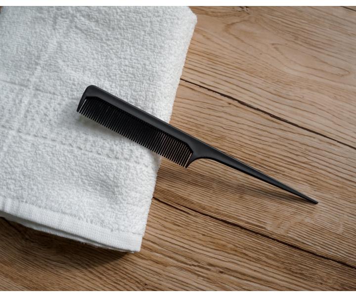 Tup�rovac� h�eben Detail - Hair style Plastic Tail Comb - 21,5 cm, �ern�