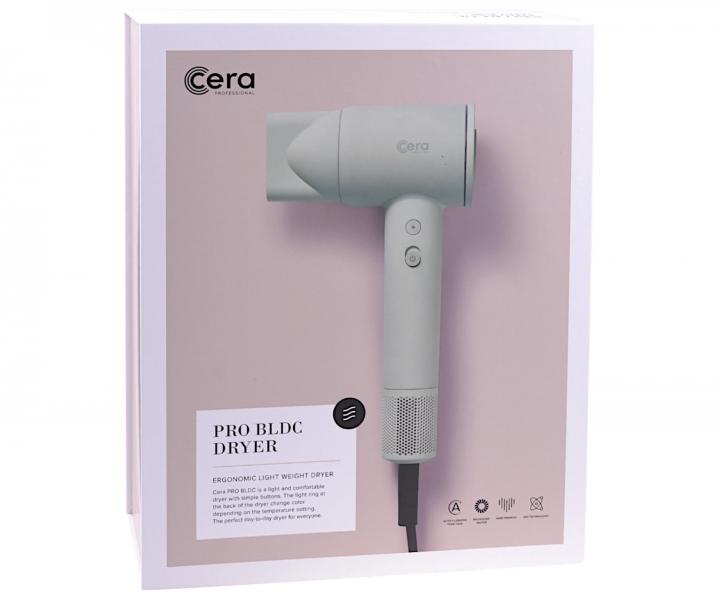 Profesionln fn na vlasy Cera Pro BLDC Dryer - 1600 W, matn svtle zelen