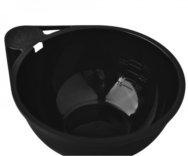 Plastov� miska s ru�kou na m�ch�n� barev Yellow Professional - 300 ml, �ern�