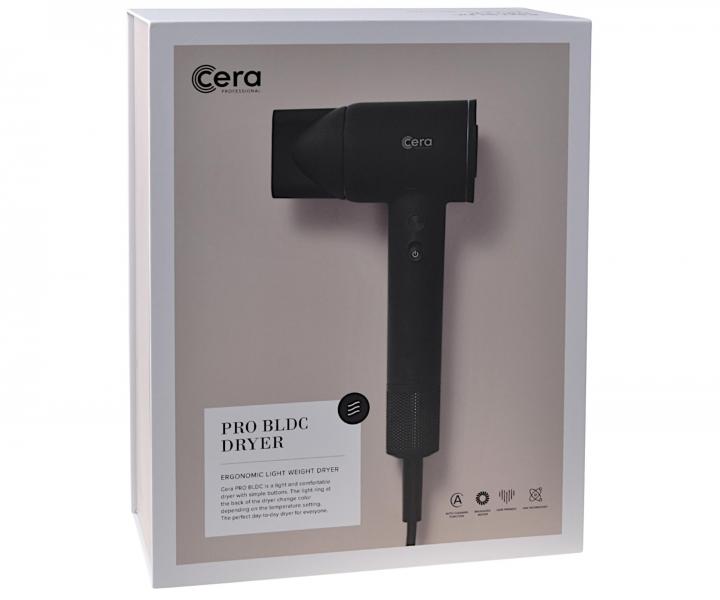 Profesionln fn na vlasy Cera Pro BLDC Dryer - 1600 W, matn ern