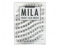 Kart�� na vlasy s nylonov�mi �t�tinami Sister Young Mila Pocket Hair Brush - b�l�