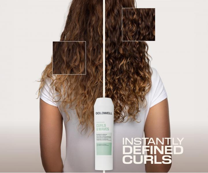 Hydrata�n� kondicion�r pro vlnit� a kudrnat� vlasy Goldwell Dualsenses Curls & Waves Bundling Conditioner - 200 ml