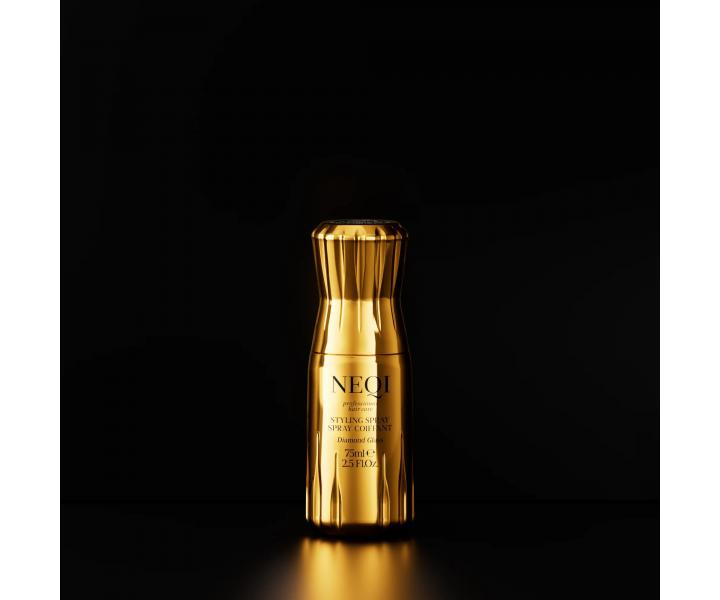 Stylingový sprej pro lesk a hladký vzhled všech typů vlasů Neqi Styling Spray Diamond Glass - 75 ml