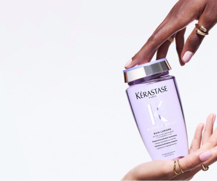 Sada pro rozjasn�n� blond vlas� K�rastase Blond Absolu s olejem Elixir Ultime L'Huile Originale Refillable