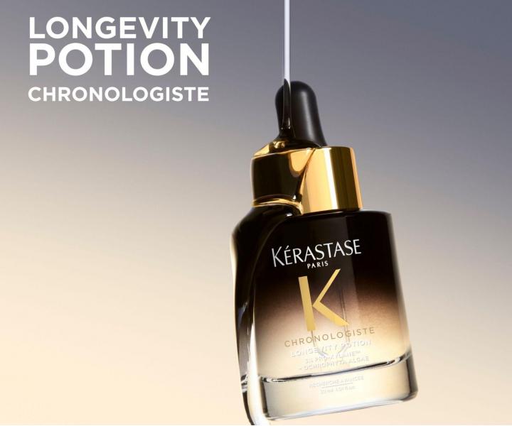 Bezoplachov� s�rum pro obnovu vlasov� poko�ky K�rastase Chronologiste Longevity Potion - 30 ml