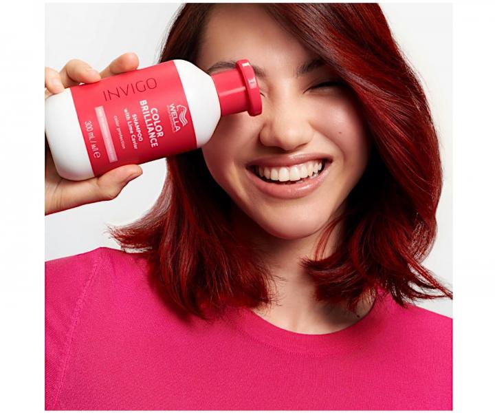 Šampon pro jemné až normální barvené vlasy Wella Professionals Invigo Color Brilliance Fine