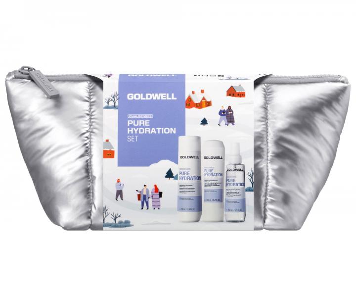 D�rkov� sada pro v�echny typy vlas� Goldwell Dualsenses Pure Hydration Set + kosmetick� ta�ti�ka zdarma
