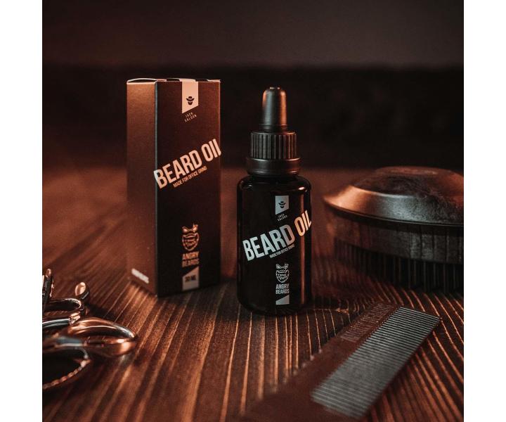 Vyivujc olej na vousy Angry Beards Jack Saloon - 30 ml