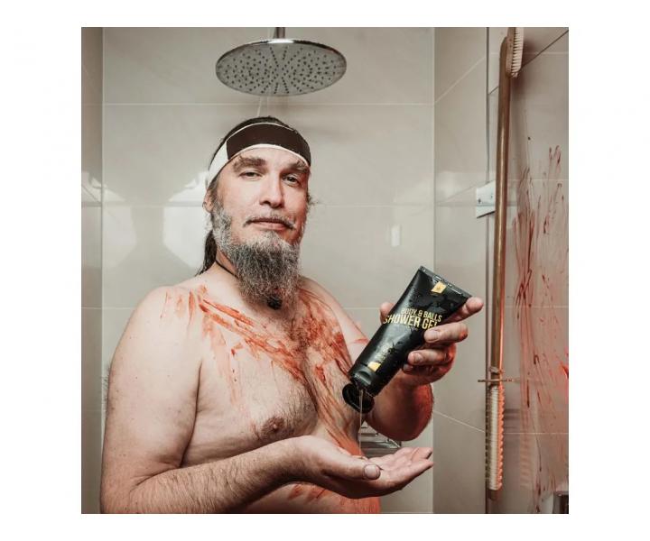 Pánský sprchový gel Angry Beards Body & Balls Shower Gel Sick Sensei - 230 ml