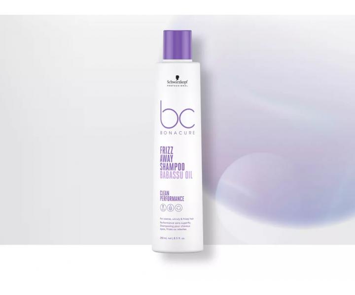 Šampon pro nepoddajné a krepaté vlasy Schwarzkopf Professional BC Bonacure Frizz Away - 250 ml