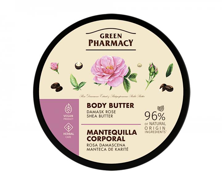 Tělové máslo s damašskou růží a bambuckým máslem Green Pharmacy Body Butter - 200 ml