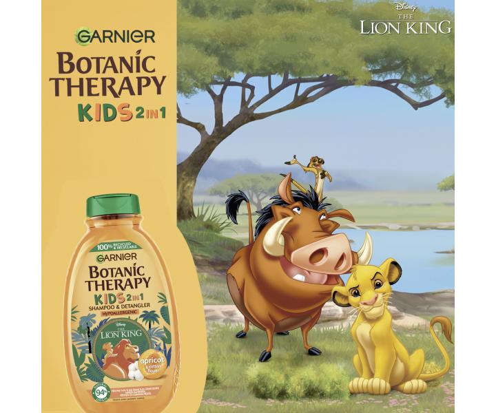 Dtsk ampon a kondicionr 2v1 Garnier Botanic Therapy Kids - 400 ml, Lv krl