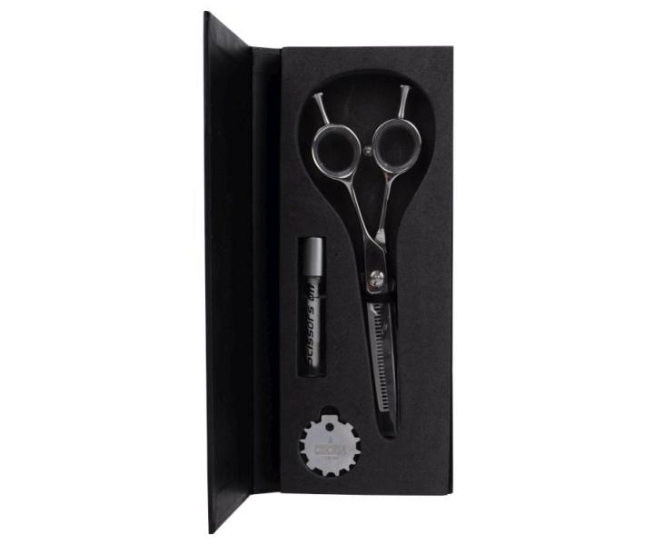 Efilační nůžky Sibel Cisoria Class S-T30 5,5" stříbrné, 30 zubů