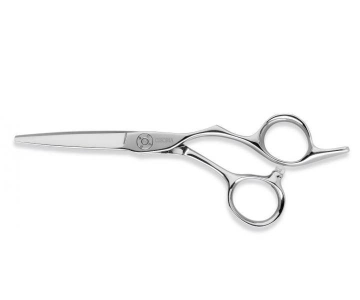 Kadeřnické nůžky Sibel Cisoria Luxury OE550 5,5" - stříbrné