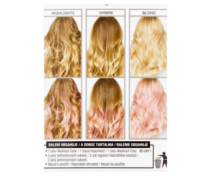 Vymvajc se barva Loral Colorista Washout Pink Hair - rov
