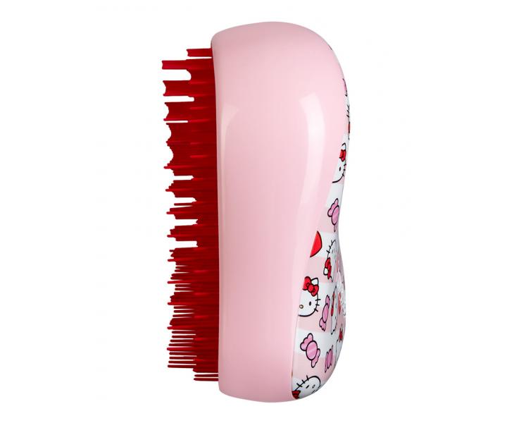Kartáč na vlasy Tangle Teezer Compact - Hello Kitty Candy Stripes, růžový